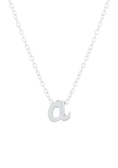 Sterling Silver Initial J Necklace