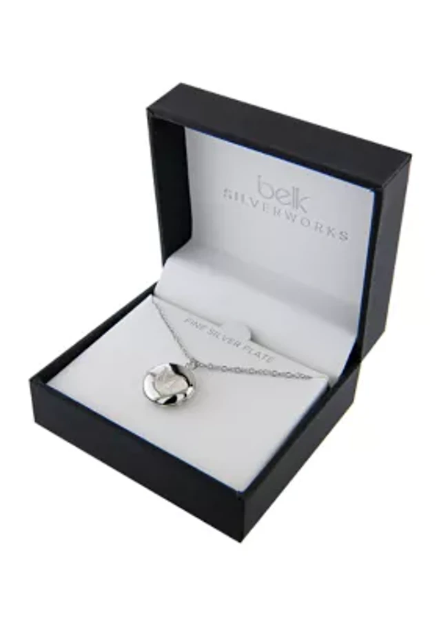 Belk Silverworks Boxed Fine Silver Plated 18