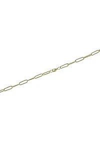 24" Silver Plated Paperclip Link Chain Necklace