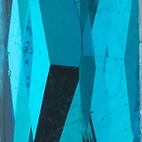 Silver Plated Rectangular Crystal Drop Earrings