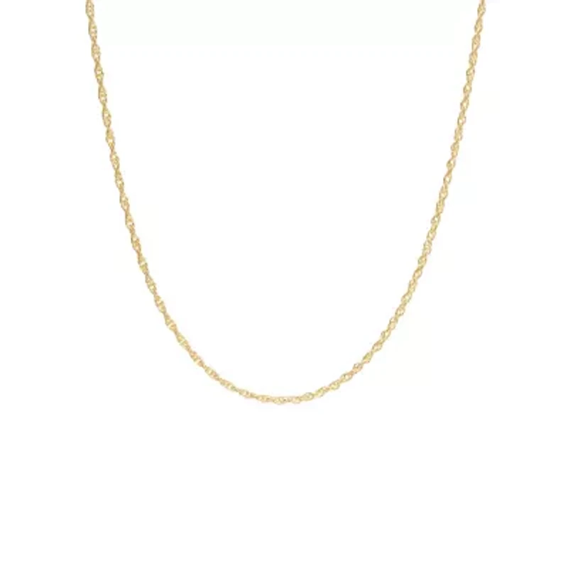Sterling Silver 18-in. 025 Thin Rope Chain Necklace