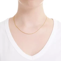 Sterling Silver 18-in. 025 Thin Rope Chain Necklace