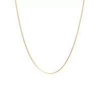 Gold Over Sterling Silver Snake Chain Necklace