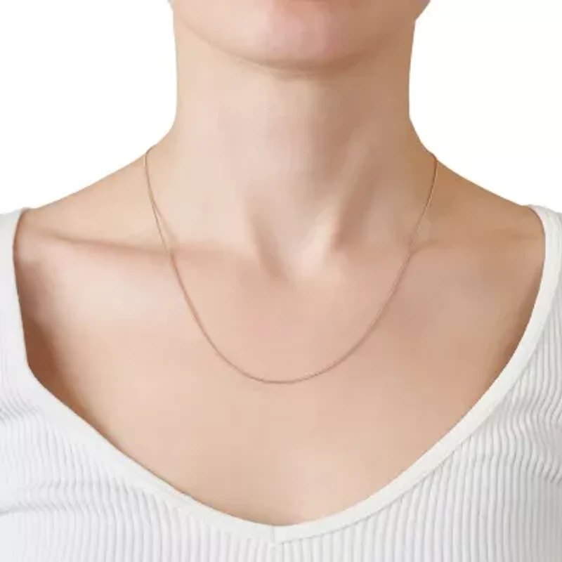 Gold Over Sterling Silver Snake Chain Necklace