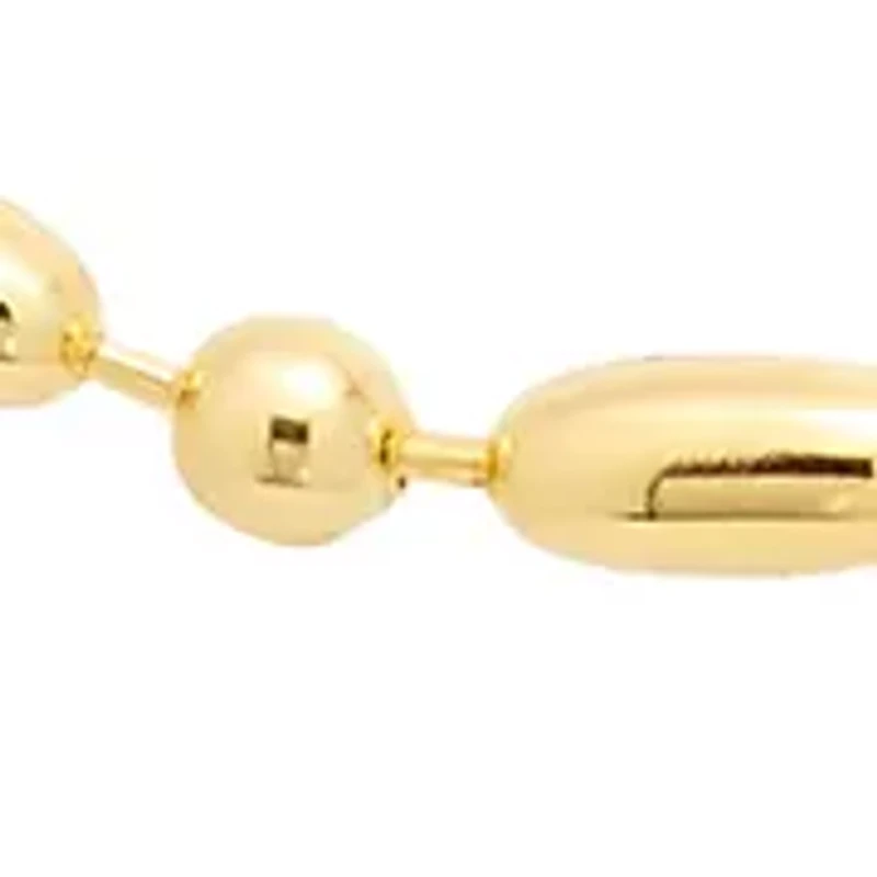 Fine Plated Dot Chain Necklace