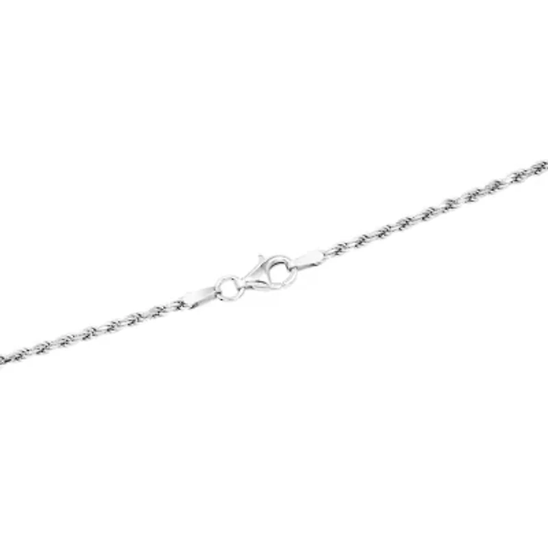 Sterling Silver Diamond-Cut Rope Chain Necklace, 16in. or 18in.