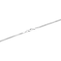 Sterling Silver Herringbone Chain Necklace, 16IN., 18IN., 20IN. Or 24IN.