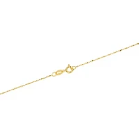 Sterling Silver 030 Gauge Twist Chain Necklace, 18in. 20in. Or 24in.