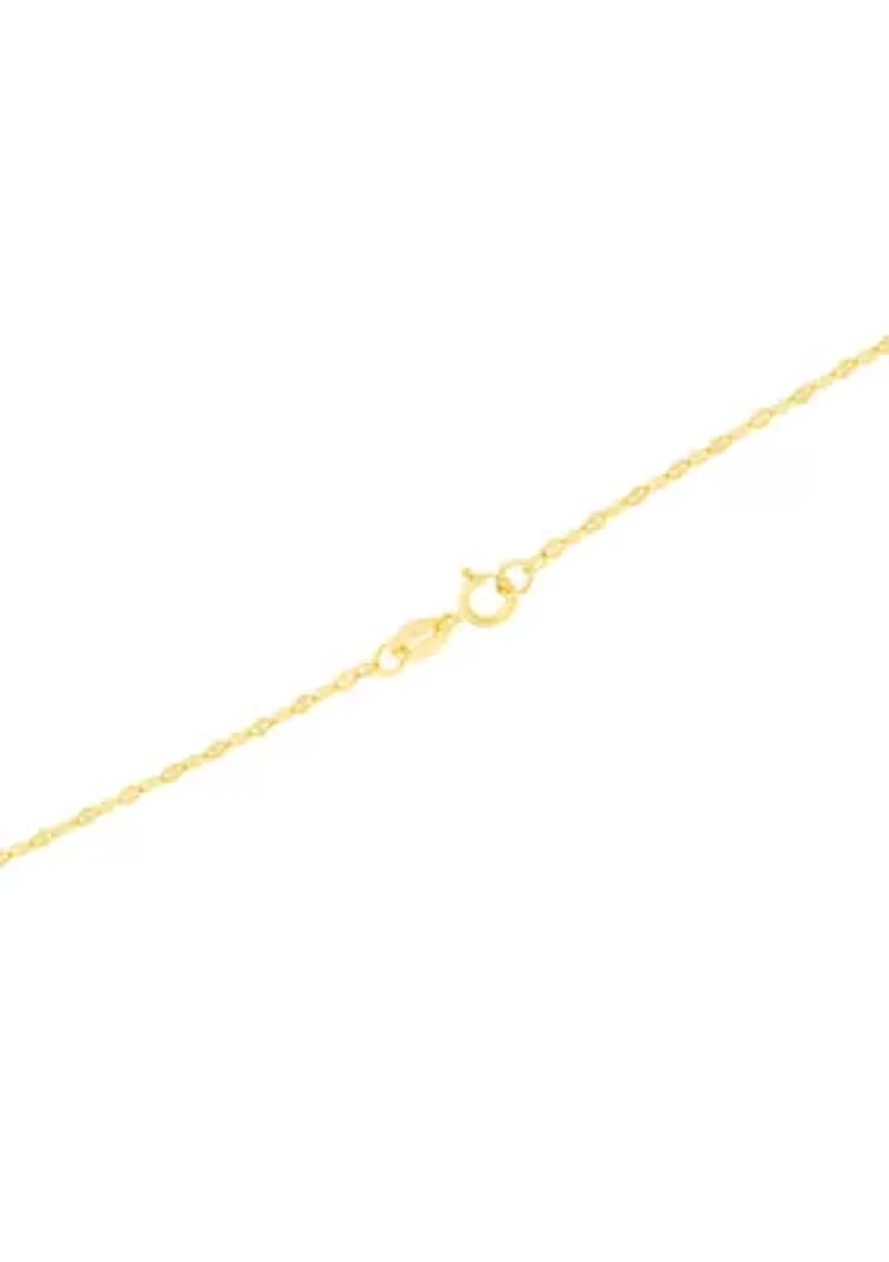 Sterling Silver Mirror Chain Necklace