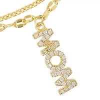 Gold Plated Mom Anklet