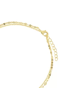 Gold Plated Mom Anklet