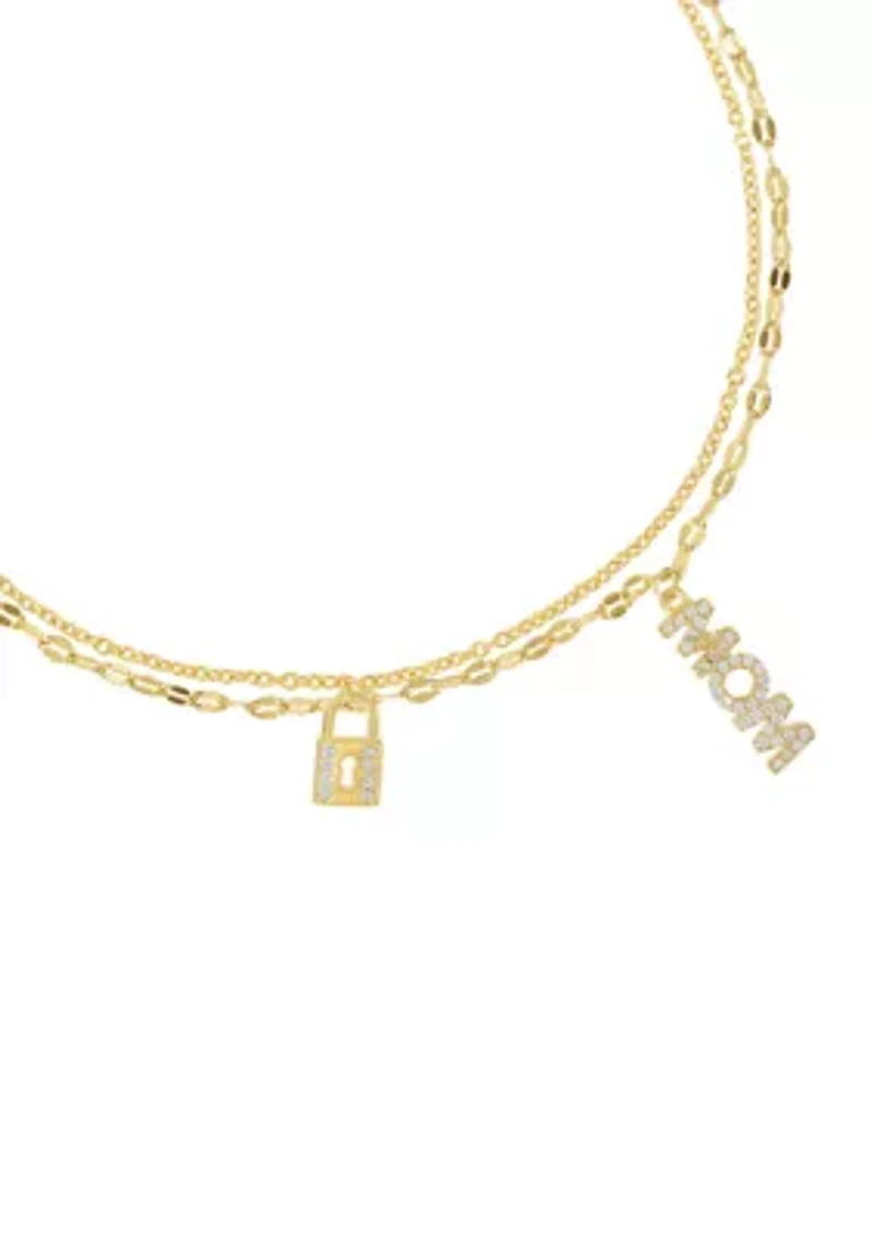 Gold Plated Mom Anklet