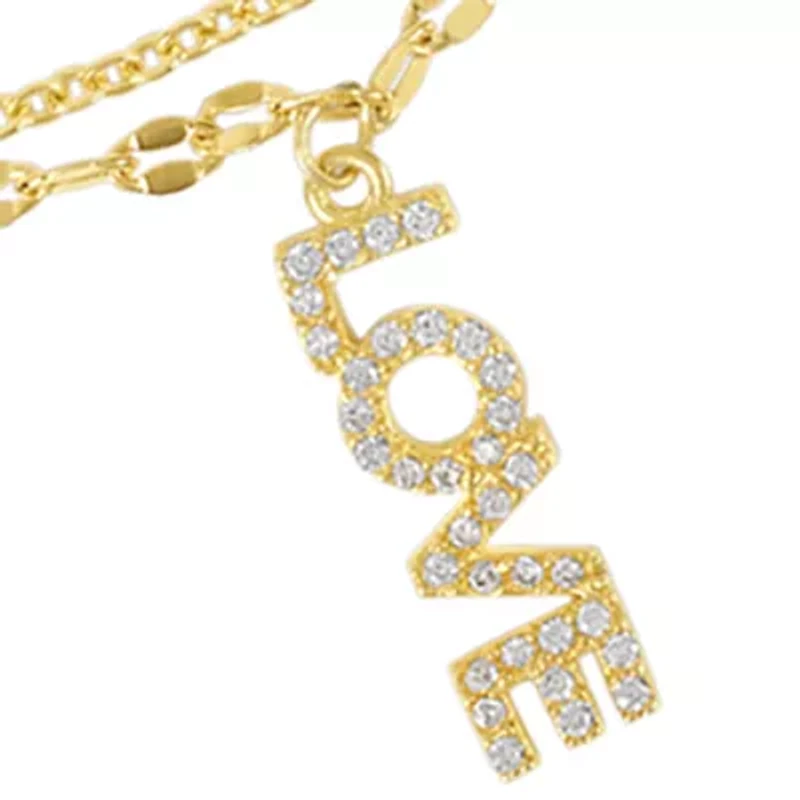 Gold Plated Love Anklet