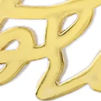 Yellow Gold Fine Silver Plated Cubic Zirconia Brave Bolo Bracelet