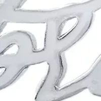 Fine Silver Plated Cubic Zirconia Brave Bolo Bracelet