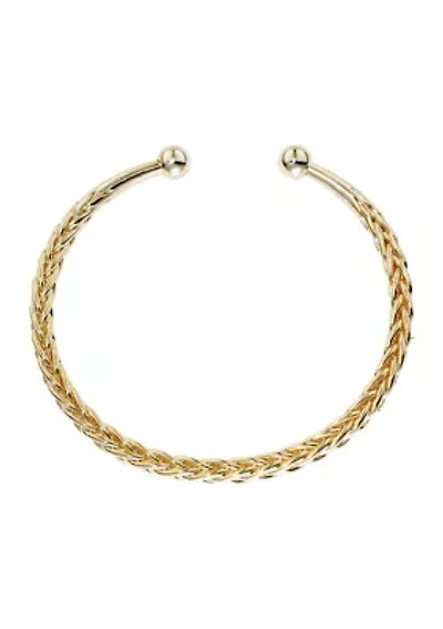 Braided Rope Cuff Bracelet