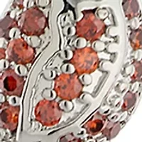 Boxed Fine Silver Plated Cubic Zirconia Cardinal Pendant Necklace