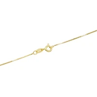 Gold Plated 20IN Box Chain Necklace