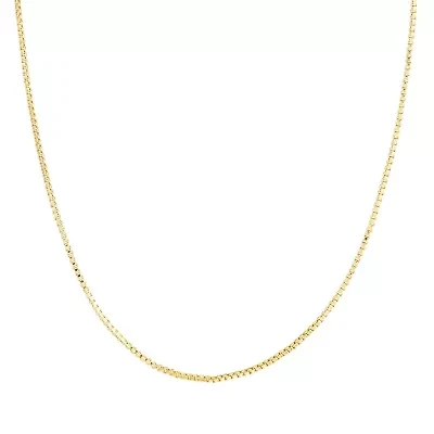 Gold Plated 24IN Box Chain Necklace