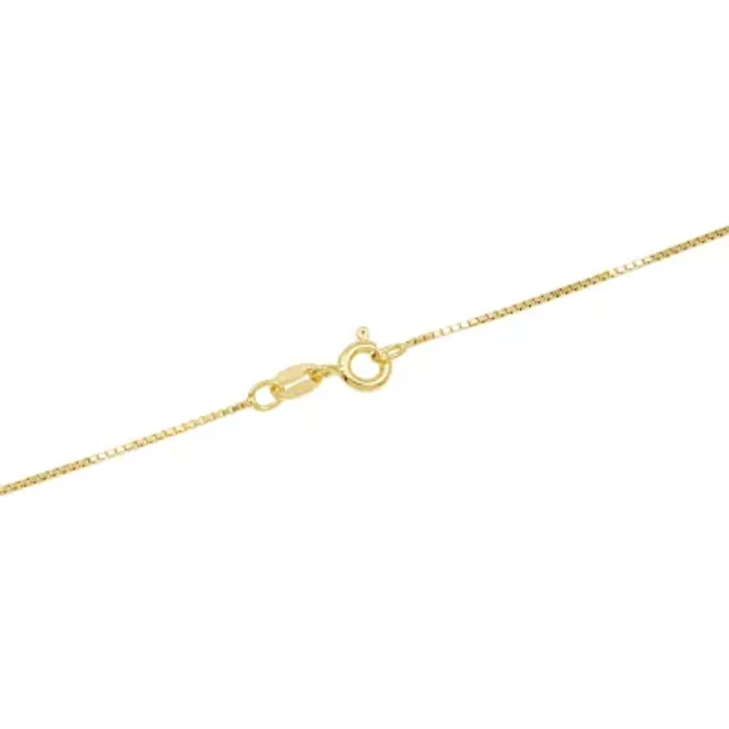 Gold Plated 24IN Box Chain Necklace