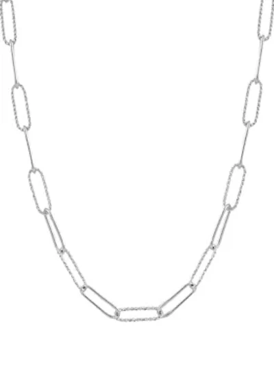 Gold-Plated 16+2" Paperclip Chain Necklace
