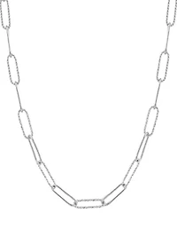 Gold-Plated 16+2" Paperclip Chain Necklace