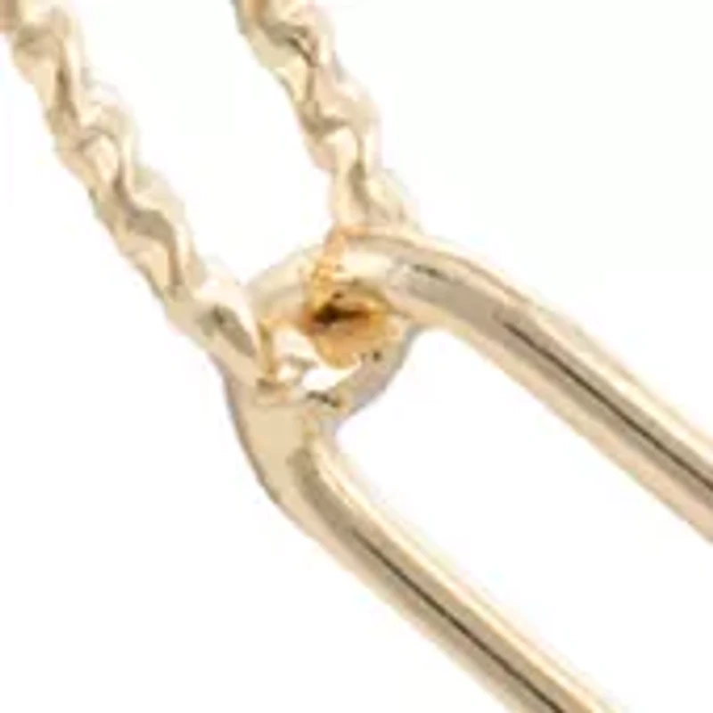 Gold-Plated 16+2" Paperclip Chain Necklace