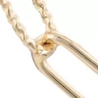 Gold-Plated 16+2" Paperclip Chain Necklace