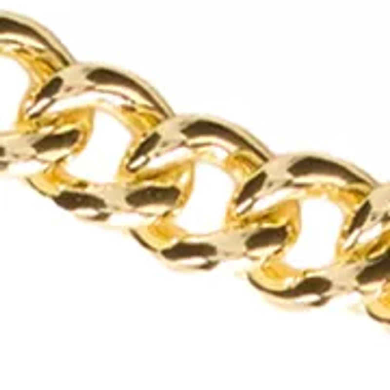 Gold Plated Figaro Link Bracelet