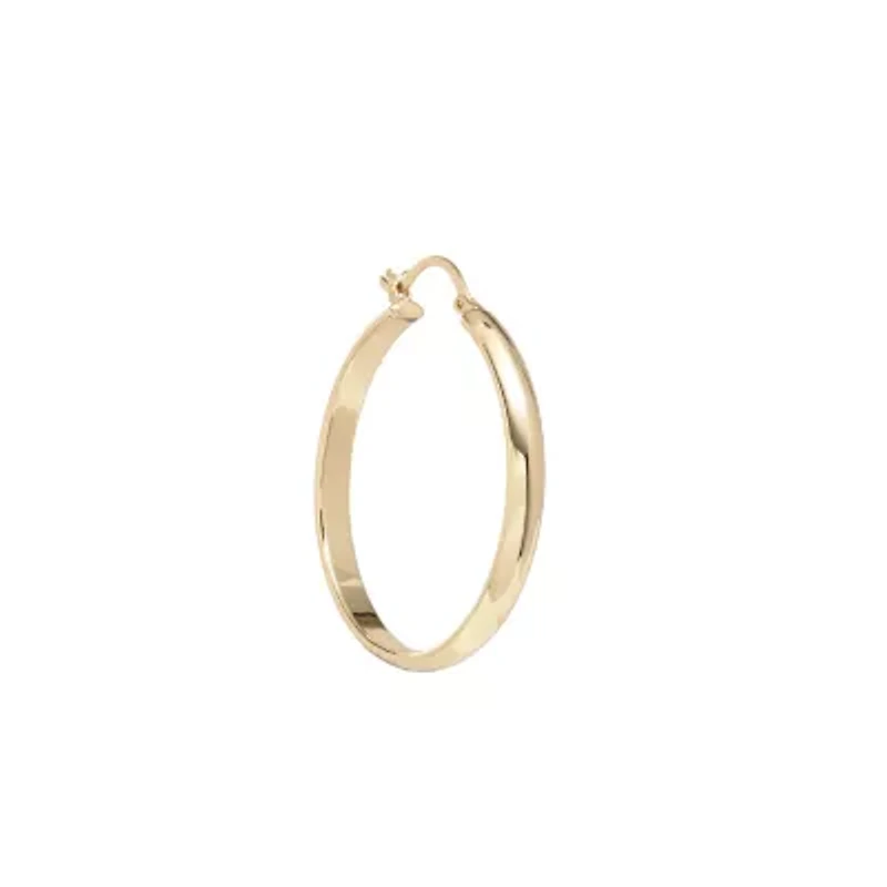 Gold Plated 1.6IN Clicktop Hoop Earrings