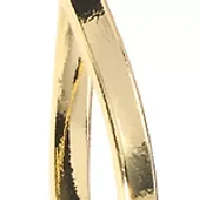 Gold Plated Triple Drop Teardrop Earrings