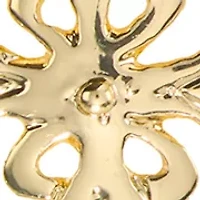Gold Plated Filigree Teardrop Earrings