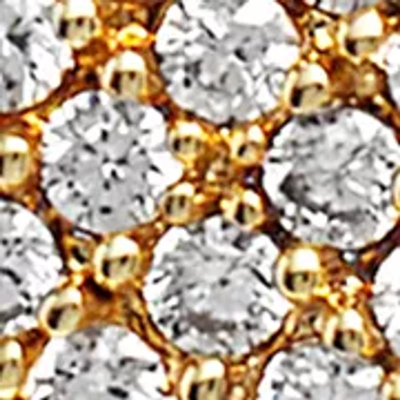 Gold Plated Cubic Zirconia Starburst Gradation Drop Earrings