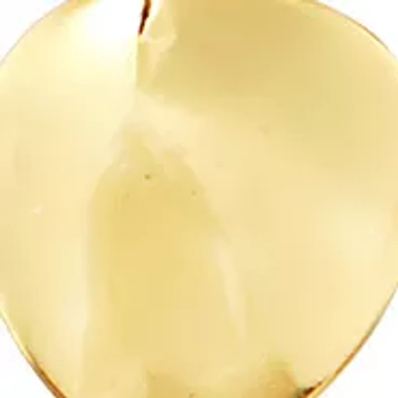 Gold Plated Large Open Teardrop Post Earrings