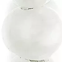 Silver Plated 1.16" Freshwater Pearl Post Hoops