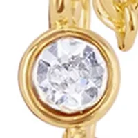 Fine Plated Chain Drop Earrings