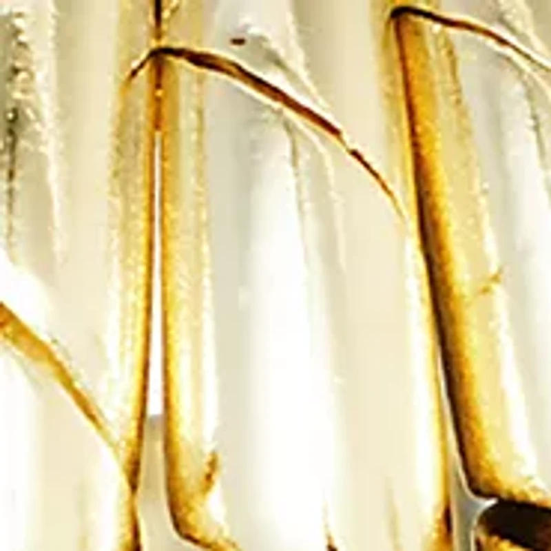 Gold Plated Triple Rope Hoop Earrings