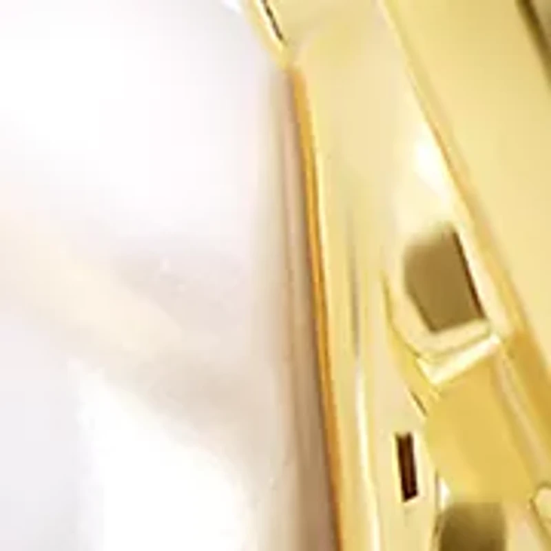 Gold Plated 18mm Simulated Pearl Orbit Hoop Earrings