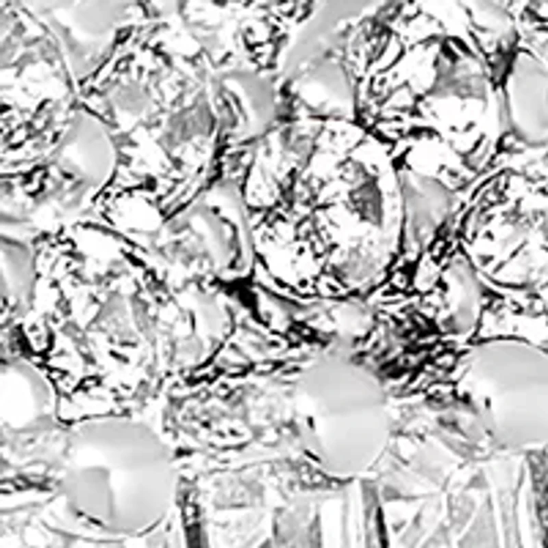 Silver Plated Cubic Pavé Zirconia Heart Drop Earrings