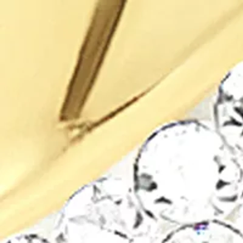 Plated Crystal Croissant Puffy J Hoop Earrings