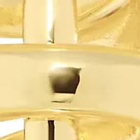 Gold Plated Slinky Clutchless Hoop Earrings