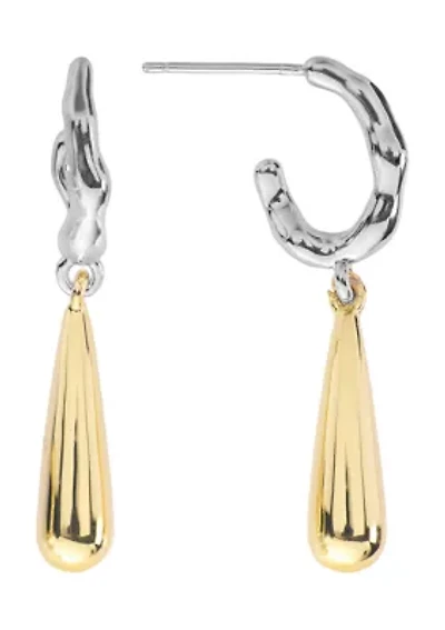  Elongated Pear Earrings