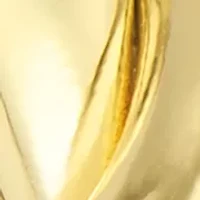 Plated Chunky Twist Hoop Earrings