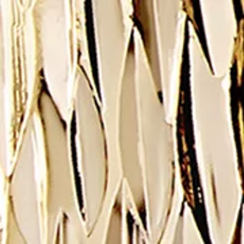 Diamond-Cut Hollow Teardrop Earrings