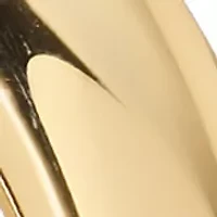 Two Tone Plated Click-Top Hoop Earrings