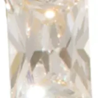 Gold Plated Emerald-Cut Cubic Zirconia Chain Drop Earrings
