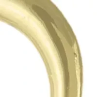 Gold Over Fine Silver Plated 16" + 2" Double Horn Pendant Necklace