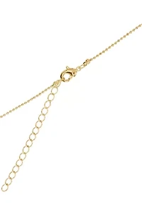 Gold Plated Multi Bead Necklace