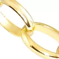 18" Round Link Chain Necklace