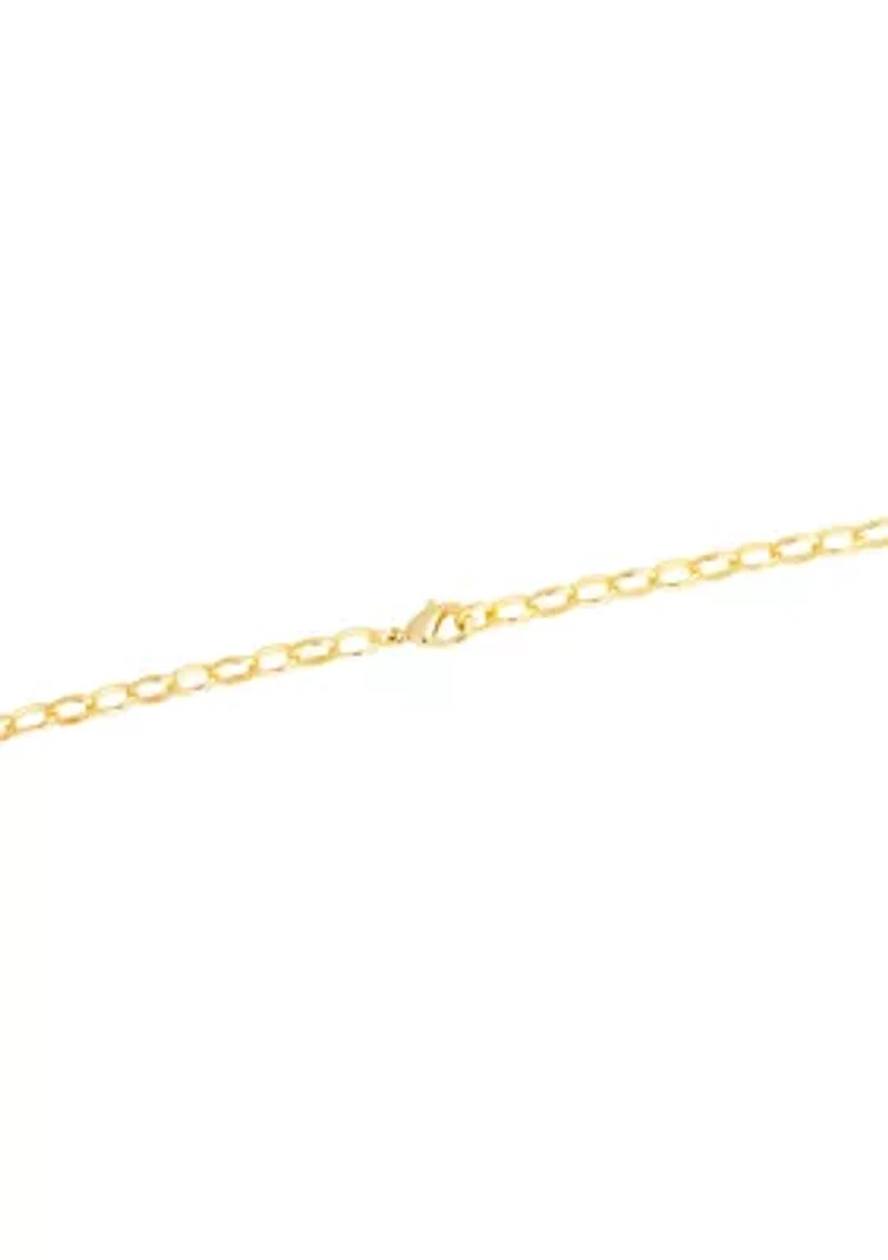 18" Round Link Chain Necklace